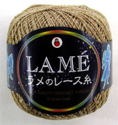 DARUMA "LAME" #30 Lace cotton thread [20g]